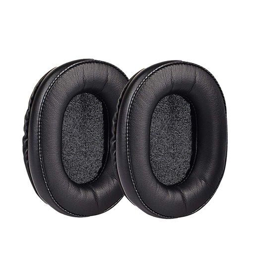 HDBD パナソニックRPHD10RP-HD10Eクッション交換用イヤーパッドヘッドフォンイヤーパッド 卵白黒