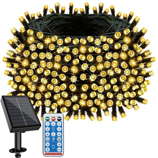 Electight ソーラー 30M 300LED ストリングライト イルミネーション 1200mAh大容量バッテリー 8種点灯モード