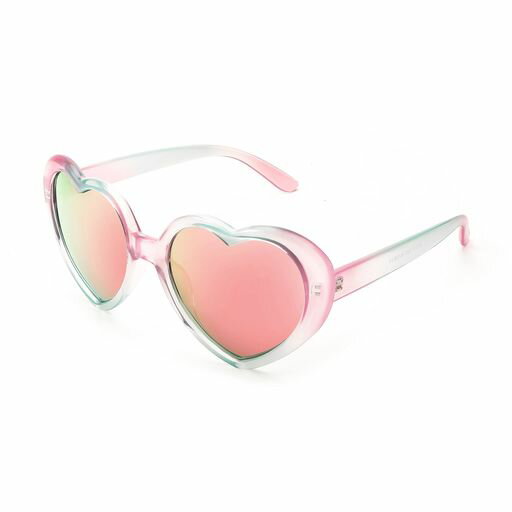 FEISEDY ハートサングラス レディース 偏光サングラス UV400カット付き 紫外線 遮光 日焼け対策 旅行 ショッピング 運転用 可愛い B2337