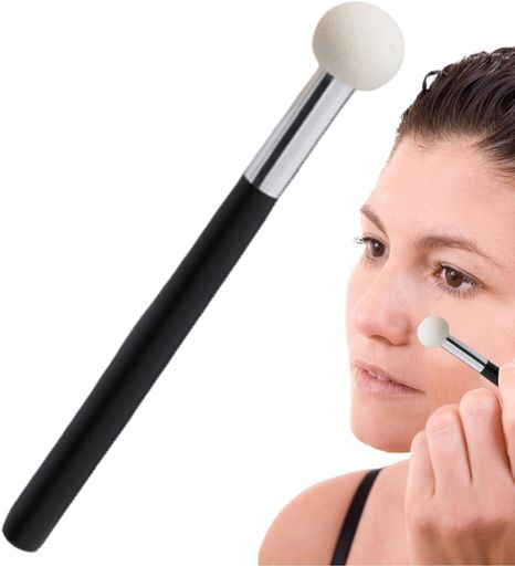 キノコヘッドメイクブラシ、キノコメイクスポンジコンシーラーブラシ -小さなキノコの頭のスポンジ コンシーラー ブラシ、ウェットおよびドライ使用のパウダーフリー ファンデーション コンシーラー ブラシ キノコ メイクアップ スポンジ コンシーラー