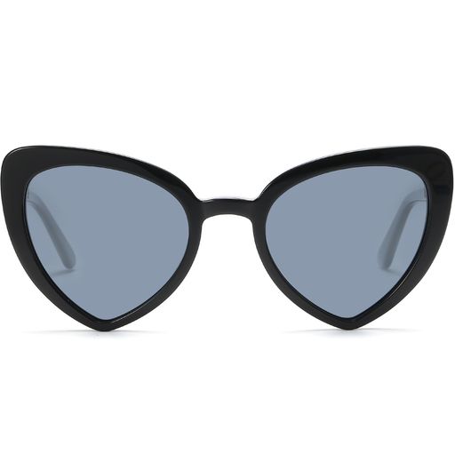 [DUCO] サングラス レディース 偏光 サングラス 女性 紫外線 UV400カット さんぐらす 運(yùn)転用 おしゃれ 1206 (ブラック-グレー)