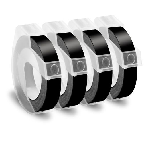 ダイモテープ幅9mm長さ3m黒エンボステープつやありダイモ3DグロッシーテープDM0903Bdymotapeテープライ..