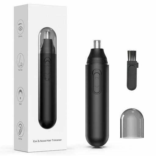 【防水&amp;お手入れが簡単】この鼻毛カッターは簡単に分解でき、洗濯できます。使用後は刃を簡単に取り外して水洗いできます。クリーニングブラシと併用すると、残留物をより効果的に除去し、細菌の繁殖を防ぐことができます。ご注意:鼻毛バリカン本体...