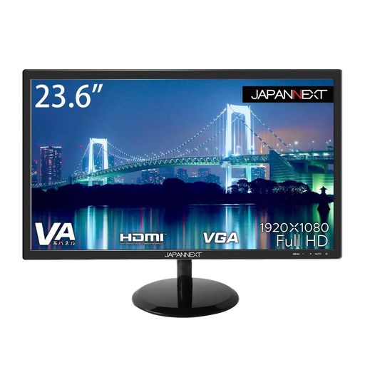 JAPANNEXT 23.6型 フルHD(1920x1080) 液晶モニター JN-236VFHD HDMI VGA