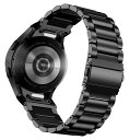 LANQIIバンド用のSAMSUNGGALAXYWATCHFE40MM/GALAXYWATCH7/GALAXYWATCH6CLASSIC43MM対応ステンレスメタルワンタッチおしゃれバンドONE-CLICK(2)