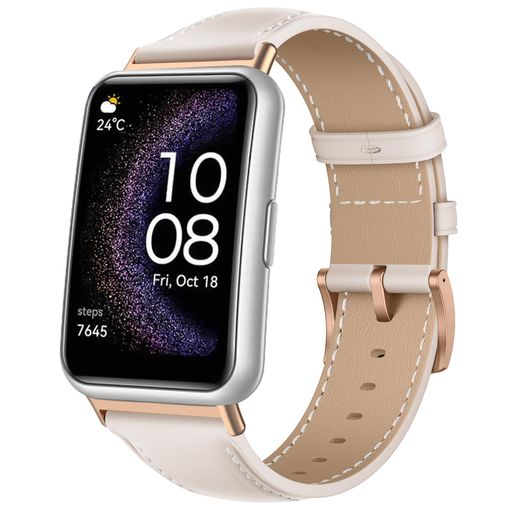 [LANQII]レザーバンドHUAWEIWATCHFIT/WATCHFITNEW/WATCHFITELEGANT/WATCHFITSE対応バンドPUレザー素材ベルトソフト柔軟性ビジネス風交換ベルトレディース&メンズ