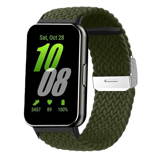  Galaxy Fit 3 対応 交換バンド 交換ベルト サイズ調節可能 編組バンド ナイロン製 弾力性 伸縮性 時計バンド 柔らかい 替えバンド 皮膚にやさしい 防汗 軽量 コンパチブル Galaxy Fit 3 バ…