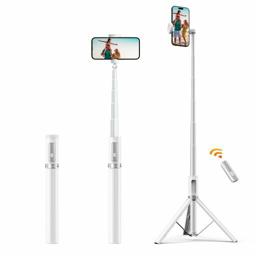 ATUMTEK自撮り棒三脚全高157CMのロングタイプスマートフォン用充電式BLUETOOTHワイヤレスリモコン付アルミニウム合金製頑丈コンパクANDROID&IPHONE対応登山撮影旅行録画WEB会議持ち運びに便利ホ… ATUMTEK自撮り棒三脚全高157CMのロングタイプスマートフォン用充電式BLUETOOTHワイヤレスリモコン付アルミニウム合金製頑丈コンパクANDROID&IPHONE対応登山撮影旅行録画WEB会議持ち運びに便利ホ…