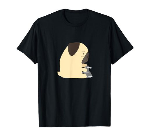おかしな陶器パグ陶器粘土セラミストTシャツ