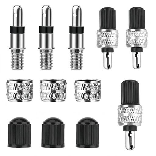 Ai-OUMLEEF自転車空気長持ちバルブ自転車バルブスーパー虫ゴム不要英式交換簡単用虫ゴム不要空気入れが軽い携帯しやすい耐久性互換性小径車折り畳みシティサイクルママチャリ対応スー…(4.0)