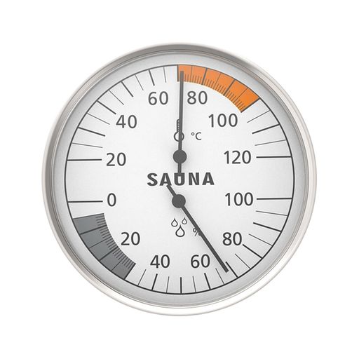 PAVIKE サウナ温度計 温湿度計2イン1 湿度温度計 サウナ用壁掛け湿度計 多機能温度...