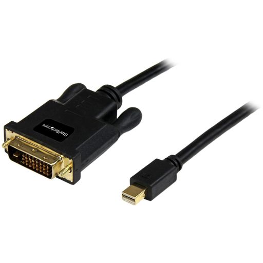 StarTech.comMiniDisplayPort-DVI変換ケーブル91cmMiniDP(オス)-DVI-D(オス)1920x1200ブラックMDP2DVIM..