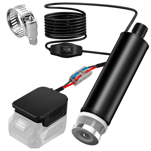[Bosch 18Vバッテリー用]: BAT607、BAT614、BAT607G、BAT614G、BAT622、BAT609、BAT618G、BAT609G、BAT618などのBosch 18Vバッテリーと完全互換。ミニ12V水中用ウォーター/オイルポンプ、輸液ポンプ用充電アダプター/ケーブル/電源コード。工具用バッテリー駆動の水中ポンプに適しています(バッテリーは付属しません)。 [スマート安全保護]: 本ポンプにはスマート保護チップが内蔵されており、過充電、過放電、過電圧、過電流、短絡を防止し、使用中のご家庭や機器の安全を確保します。 [製品の特徴]: このミニ水中ポンプは、24Vで100Wの出力を発揮し、最大電流は10Aです。自動保護機能を備え、利便性を高める5m(16.4フィート)の延長コードが付属しています。 [注意]: スイッチを水に浸さないでください。パッケージには電池は含まれていません。ポータブル設計のため、より便利にご利用いただけます。