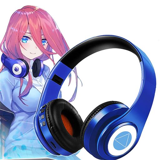 Decostatue中野三玖イヤホン日本語オリジナルボイスパックコスプレヘッドフォンBluetooth5.0ヘッドフォ..