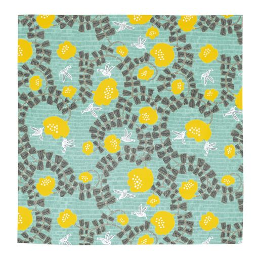 Japanese Wrapping Cloths - むす美風呂敷ふろしき約45cmkatakataハチドリグリーン日本製20014-101