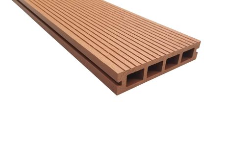 サンセルフ人工木材床板厚み31mm幅146mm長さ2mライトブラウン4枚セット樹脂固定部材セット