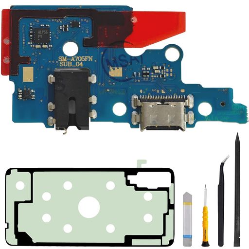 ZHUROUPUSM-A705FNforSamsungギャラクシーA702019と互換性のあるのためのドックのコネクターの取り替え、修理用具(EU版)とのギャラクシーA706.7インチのためのUSBのタイプC