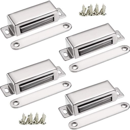 電磁ドアロック-40lb高強度ステンレスキッチン浴室キャビネットクローゼットドア引き出しロック用ヘビ..