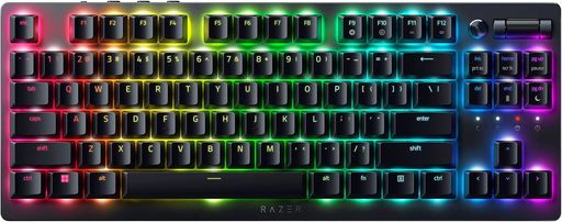 レイザー DeathStalker V2 Pro Tenkeyless Linear Optical Switch テンキーレス ゲーミングキーボード 薄型オプティカルスイッチ ワイヤレス 2.4GHz Bluetooth 有線 Type-C