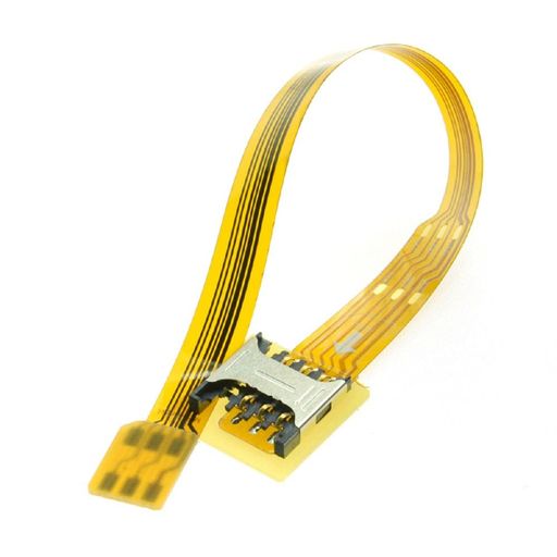 CABLECCマイクロSIMカード-ナノSIMキットオス-メス延長ソフトフラットFPCケーブルエクステンダー10CM CABLECCマイクロSIMカード-ナノSIMキットオス-メス延長ソフトフラットFPCケーブルエクステンダー10CM