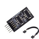 chenyangUSB2.09ピン/10ピン1~2USB3.1TypeEメスフロントパネルソケットメインボードヘッダー拡張アダプター(2)