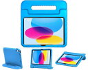 ACEGOIPAD10世代202210.9インチケースA2696A2757A2777耐衝撃軽量スタンド機能EVA子ども用ペンシル収納ハンドル付きIPAD10.9第10世代カバー(ブルー)(2)
