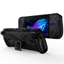 【2024新登場】NINKIForASUSRogAllyX保護ケースキックスタンド付き360°全方位キズ防止TPU素材耐久性超軽量柔らかい滑り止め衝撃吸収着装まま充電超薄裸機感指紋防止着脱簡単ASUSRog