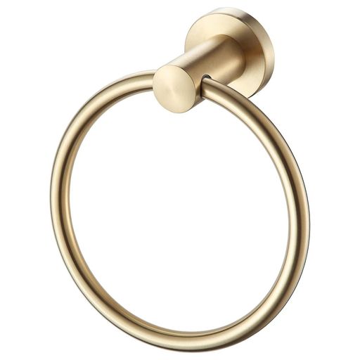 UOPRタオルリングつや消しゴールド浴室用SUS304高耐久ステンレススチールハンドタオルホルダー円形バス..