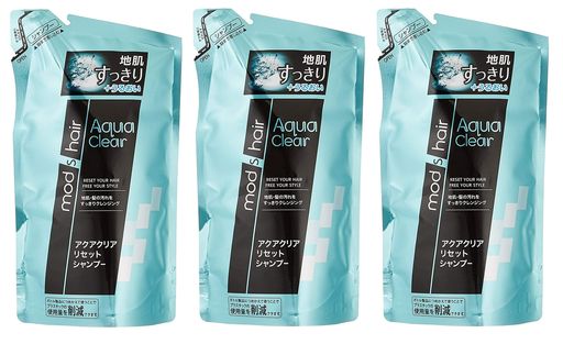 【3個セット】モッズ・ヘアアクアクリアリセットシャンプーつめかえ用350mlx3個