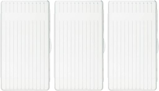 本体寸法:W185xD100xH11.5mm 本体重量:52g 透明ケース3個セット