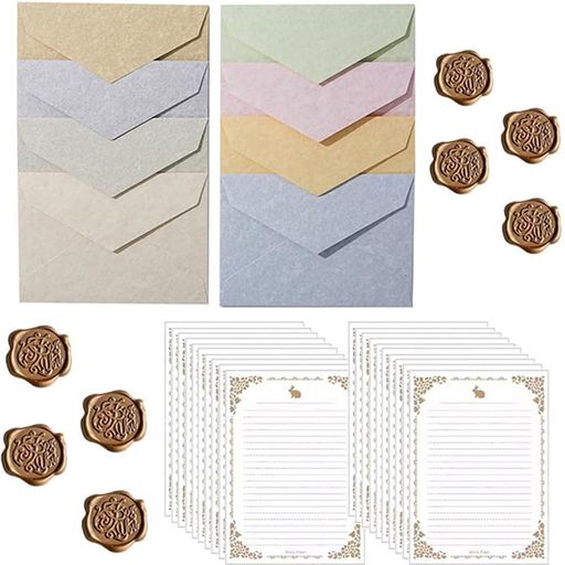 36点手紙セットレトロカシミヤレターセット手紙便箋便箋と封筒お祝い手紙お祝い手紙ヴィンテージレターセット