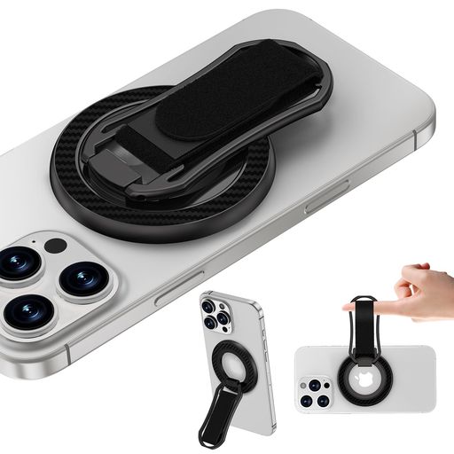 スマホリング スタンド [超強磁力/角度調整可/360°回転/薄型] マグセーフリング マグネット式 携帯リング スマホベルト スマホスライドベルト リングホルダー スマホスタンド スマホベル…