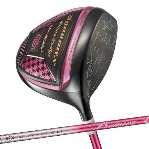 超カワイイのに世界最高反発の飛びハート超軽量グリップ装着!超軽量255gの超高反発レディースドライバー! 【クラブスペック】 レングス:44インチ ロフト角 :13.5度 ライ角:62度 バランス:B9 総重量:255g ヘッド 容量:460cc 【シャフトスペック】 フレックス:L キックポイント:先中調子 重量:38g 振動数:205CPM トルク:5.2