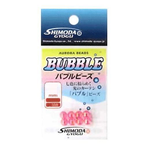下田漁具バブルビーズ6mmクリア