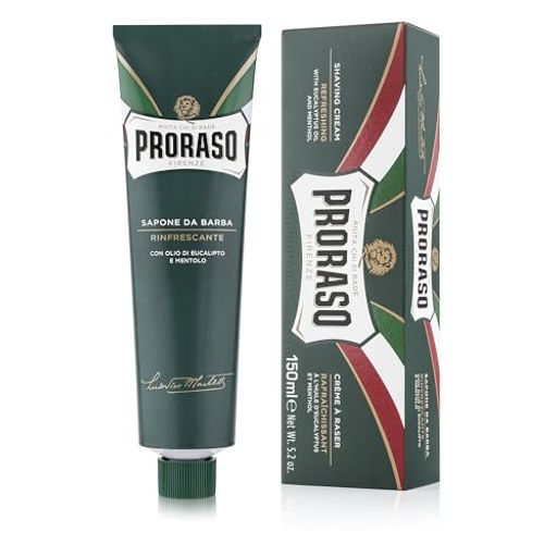 樂天商城 - PRORASO(ポロラーソ)シェービングクリームリフレッシュ髭剃りメンズシェービングフォームメントールユーカリイタリア製150ml150ミリリットル(x1)