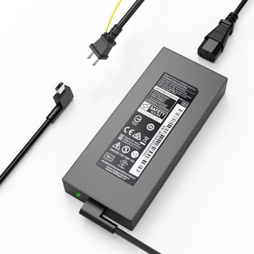 AC入力: 100-240V, 4A, 50/60Hz; DC出力: 19.5V 14.36A 280W(最大)。コネクタ: 特殊3穴タイプ。 対応機種: Razer Blade 16 2023年初期モデル、Razer Blade 17、Razer Blade 18 2023年初期モデル、RTX 30シリーズ、RTX 40シリーズ、Razer Blade 15、Razer Blade 14。 対応部品番号 (P/N): RC30-042、RC30-0423、RC30-04230200。 保護機能: 自動温度制御、過負荷遮断、短絡保護。お使いのデバイスに究極の保護を提供します。 梱包内容: 280W ACアダプター x 1、日本仕様電源コード x 1。