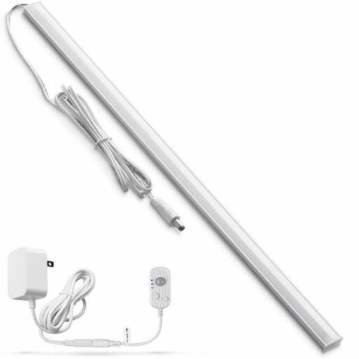 LEDセンサーライト室内コンセント人感センサー【分離式消灯時間設定】LEDバーライト明るい無段階調光40..