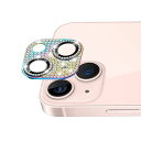 MELEJIAIPHONE15用/IPHONE15PLUS用カメラフィルムレンズ保護カバー【1枚】マルチ【アルミニウム合金+強化ガラス製】ラインストーンレンズキラキラ保護フィルム可愛いIPHONE15(2)