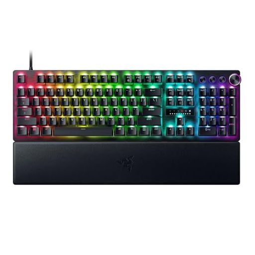 Razer ラピッドトリガー 搭載 Huntsman V3 Pro ラピッドトリガーと調整可能なアクチュエーション搭載のアナログ ゲーミングキーボード アナログオプティカルスイッチ 調整可能なアクチュエー…