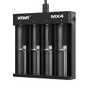 XTARMX4電池充電器1.5Vリチウム電池とニッケル水素単3·単4充電池3.2VLiFePO4と3.6/3.7Vリチウム電池10440/1450/18650/20700/21700多種類電池が充電可能|詳細画像