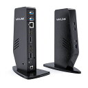 WAVLINKUSB-Cドッキングステーション/ユニバーサルデュアル4Kシングル5KPD60W13-in-1最大5K(5120x2880@60Hz)ディスプレイ出力5KDP出力4KHDMI出力USB-CポートUSB-A