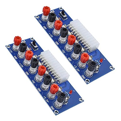 RenHe2個セットXH-M229ATX電源ボード電源取り出しモジュール電源検証ボード電源インジケータ電源スイッ..