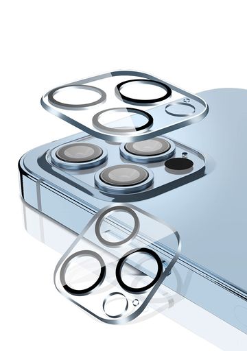 SUNGALEIPHONE13PRO/IPHONE13PROMAX用カメラフィルムレンズ保護カバー強化ガラス極薄日本旭硝子製アイフォン13プロ/アイフォン13プロマックス用カメラ保護全面保護黒縁取り3眼レンズ保護