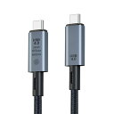 BesinceUSB4.0ケーブルUSB4Type-CtoType-CCable映像出力8K@60Hz40GbpsPD240W48V/5AパソコンPCタブレットスマートフォン高速データ転送高速充電0.3m(2)