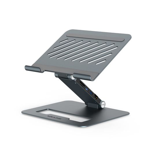 WAVLINKパソコンスタンド9-in-1USB-Cドッキング付き調節可能なアルミ製PCスタンドMacBook&Windows10-17インチのノートブックとタブレットに対応する人間工学に基づいたポータブルコンピュータラ… WAVLINKパソコンスタンド9-in-1USB-Cドッキング付き調節可能なアルミ製PCスタンドMacBook&Windows10-17インチのノートブックとタブレットに対応する人間工学に基づいたポータブルコンピュータラ…