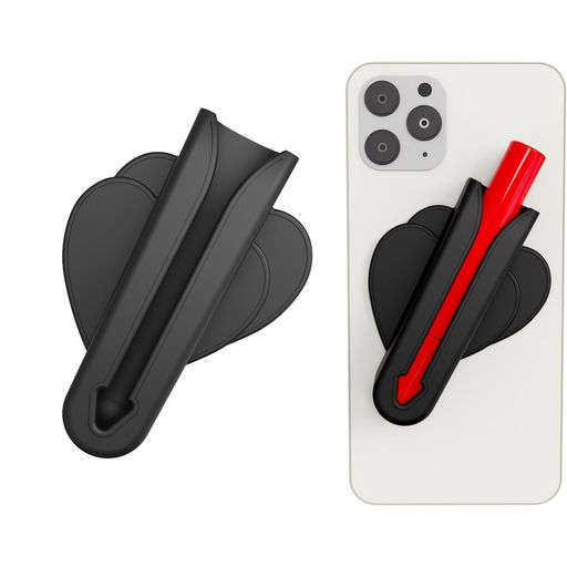 愛口紅リップグレーズ携帯電話用カード電話ケースバックスティックオンホルダー携帯電話用、クレジットカードウォレット自己粘着リップグロスホルダー電話ケース、iPhoneおよびAndroid… 愛口紅リップグレーズ携帯電話用カード電話ケースバックスティックオンホルダー携帯電話用、クレジットカードウォレット自己粘着リップグロスホルダー電話ケース、iPhoneおよびAndroid…