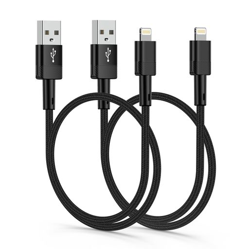 【0.3M/2本セット】iphone充電ケーブル短いLightningケーブル純正ライトニングケー...