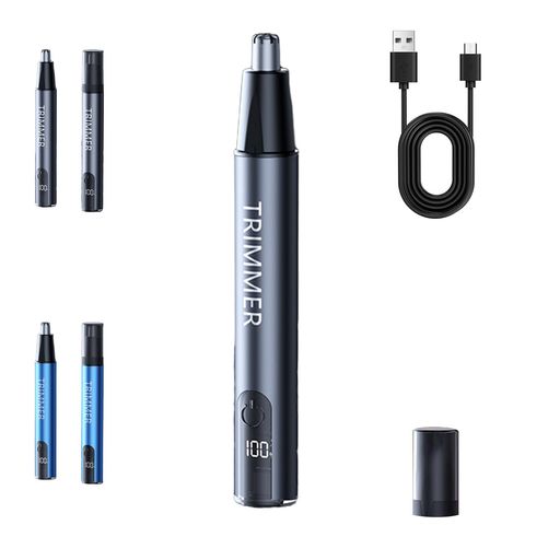 ポクミル鼻毛カッターメンズレディースエチケットカッター耳鼻毛切りファッションカラー電動USBType-C..