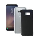 対応GALAXYS8PLUS/GALAXYS8+ケース【ブラックTPU】米軍MIL規格耐衝撃薄型軽量擦り傷防止落下防止滑り止め指紋防止防塵耐久携帯便利GALAXYS8PLUSケースカバー黒い(2)