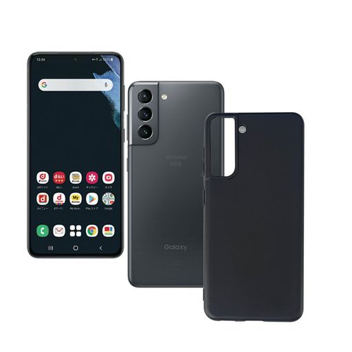 対応Galaxys21SC-51BSCG09ケース【ブラックTPU】米軍MIL規格耐衝撃薄型軽量擦り傷防止落下防止滑り止め指紋防止防塵耐久携帯便利Galaxys21SC-51BSCG09ケースカバー黒い